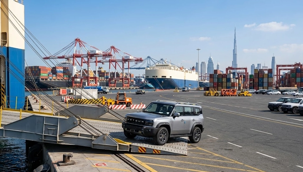 Экспорт Jetour T2 из Китая в ОАЭ: руководство по импорту